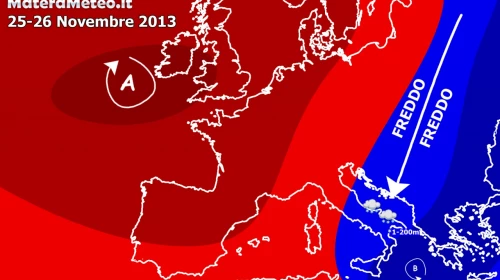 Prime possibilità di NEVE al Sud!! Freddo dal 26 Novembre?
